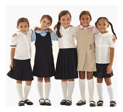 Calcetas Escolares Lisas Largas