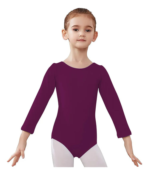 Leotardo Algodón Manga Larga Niña