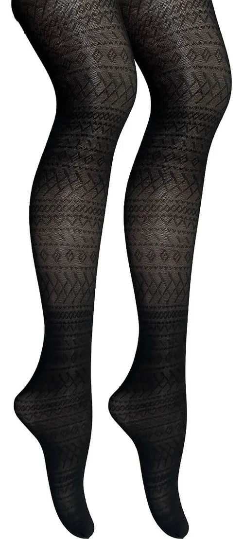 Pantimedia Mujer Dorian Grey Fashion Licra De Alta Calidad 3 Piezas