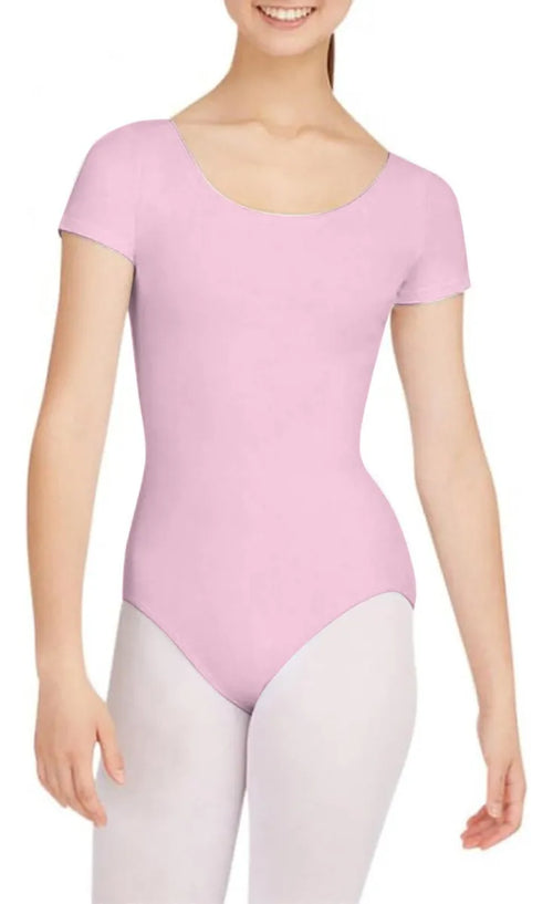 Leotardo Seamless Manga Corta Sin Costuras Niña