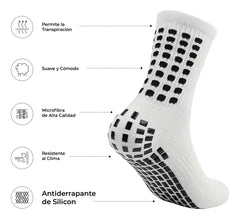Calceta Deportiva Antiderrapante Adulto