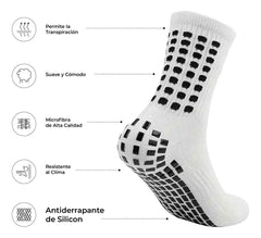 Calceta Deportiva Antiderrapante Hombre