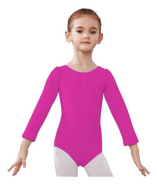 Leotardo Algodón Manga Larga Niña
