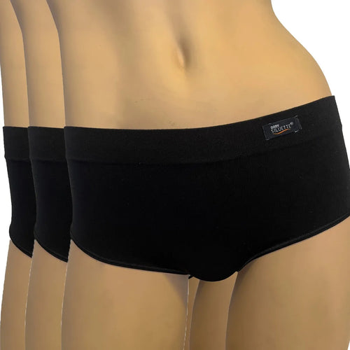 3pzs Pantaleta 3/4 Ropa Interior Mujer Algodón Moldea Figura