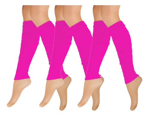 Calentador Piernas Mujer Algodón Suave Invierno Frio 3 Pares