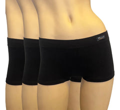 3pzs Ropa Interior Mujer Boxer 3/4 Fibra Bambú Moldea Figura