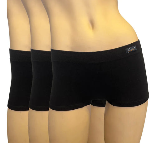 3pzs Ropa Interior Mujer Boxer 3/4 Fibra Bambú Moldea Figura