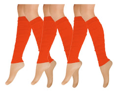 Calentador Piernas Mujer Algodón Suave Invierno Frio 3 Pares