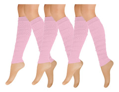 Calentador Piernas Mujer Algodón Suave Invierno Frio 3 Pares