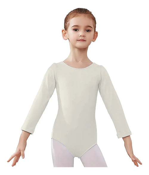 Leotardo Algodón Manga Larga Niña