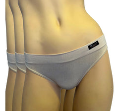 3pzs Bikini 3/4 Ropa Interior Mujer Algodón Moldea Figura