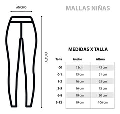 Media Malla Nylon Tecnilogia 3D Niña