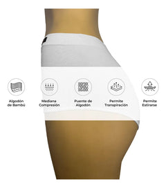 3 Pzs Pantaleta Ropa Interior Mujer Algodón Moldea Figura