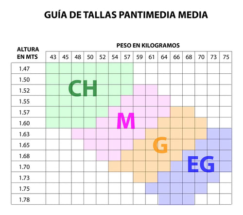 Pantimedia Media Cristiana Semitransparente Nylon