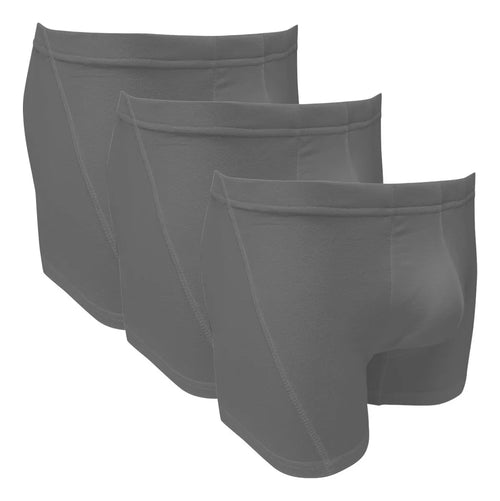 Boxer Brief Hombre Algodón Suave Elástico Oculto 3 Pzs