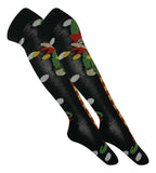 Calceta Larga Medieta Navideña Niña Varios Diseños