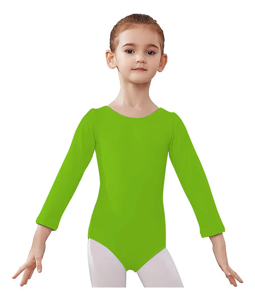 Leotardo Algodón Manga Larga Niña
