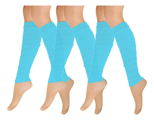 Calentador Piernas Mujer Algodón Suave Invierno Frio 3 Pares