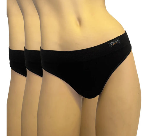 3pzs Bikini 3/4 Ropa Interior Mujer Algodón Moldea Figura