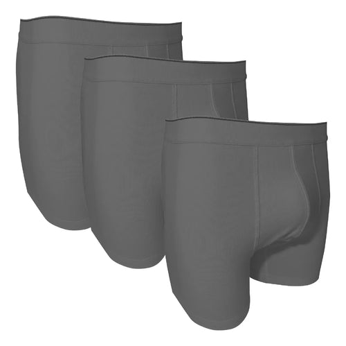 Boxer Brief Strech Hombre Algodón Suave Transpirable 3 Pzs