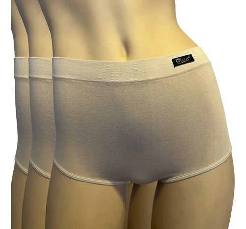 3 Pzs Pantaleta Ropa Interior Mujer Algodón Moldea Figura