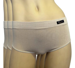 3pzs Pantaleta 3/4 Ropa Interior Mujer Algodón Moldea Figura