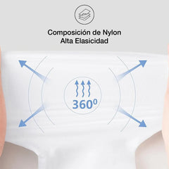 Media Nylon Elástica Semi-transparente Niña