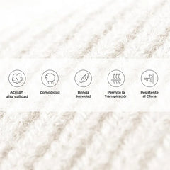 Gorro De Invierno Unisex Niños Adultos Para Clima Frío Cálido 3 Piezas