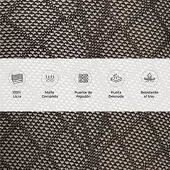 Pantimedia Mujer Dorian Grey Fashion Licra De Alta Calidad 3 Piezas