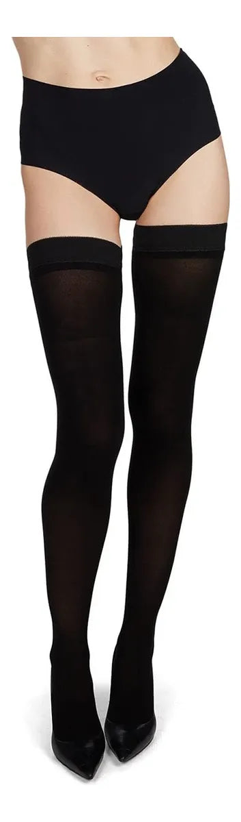 Medias Sexy Para Liguero Baby Doll Mujer Medio Muslo