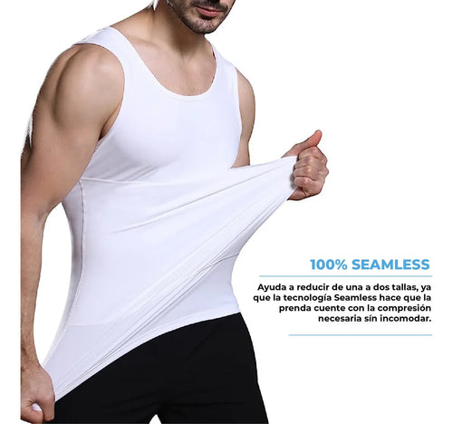 Camiseta Interior Hombre - 3 piezas - Moldea Abdomen Y Cintura by Don Calcetín
