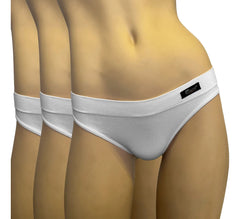 3pzs Bikini 3/4 Ropa Interior Mujer Algodón Moldea Figura