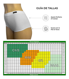 3 Pzs Pantaleta Ropa Interior Mujer Algodón Moldea Figura