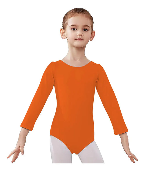 Leotardo Algodón Manga Larga Niña