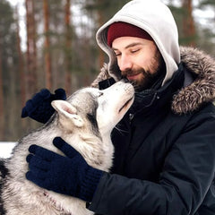 6 Pares Guante Invierno Cálido Elástico Mujer Hombre Unisex Varios Colores