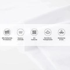 Media Malla Nylon Tecnilogia 3D Niña