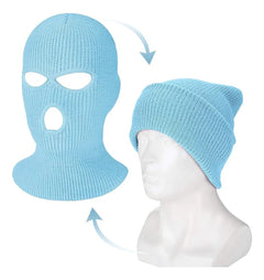 3 Piezas Pasamontañas Gorro Táctico Alta Calidad Unisex Colores