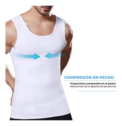 Camiseta Interior Hombre - Control de Postura Soporte Lumbar