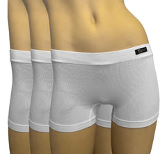 3 Pzs Ropa Interior Mujer Boxer Fibra De Bambú Moldea Figura