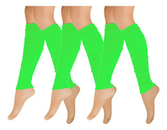 Calentador Piernas Mujer Algodón Suave Invierno Frio 3 Pares