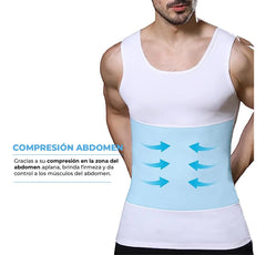 Camiseta Interior Hombre - Control de Postura Soporte Lumbar