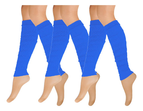 Calentador Piernas Mujer Algodón Suave Invierno Frio 3 Pares