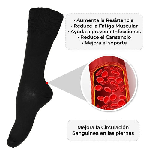 Calcetín de Compresión Sin Costuras