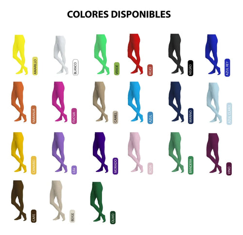 Media Nylon Elástica Semi-transparente Niña