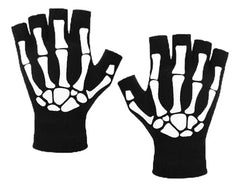 6 Pares Guantes Esqueleto Niño Y Bebé Halloween