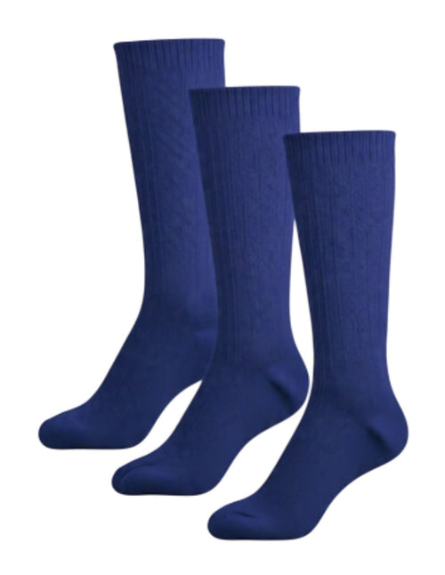 Calceta Blanca Calada Variada Escolar