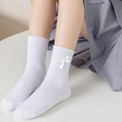 Calceta Tobillera Con Moño Suave Niña - 12 pares - Comodidad Todo el Día by Don Calcetín