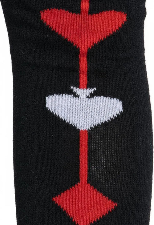 Calceta Larga Medieta Póquer As Corazon