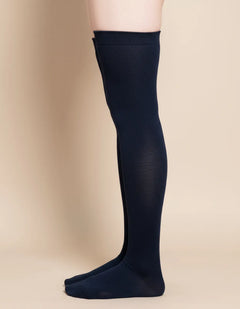 Calceta Larga Medieta Azul Oscuro