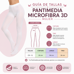Pantimedia Microfibra 3D Mujer by Don Calcetín
